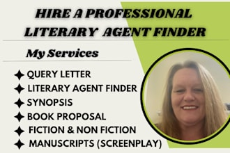 find top literary agents and write winning query letters for your manuscript