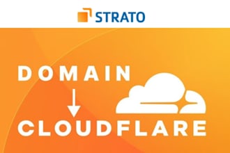 connact strato website and webshop to cloudflar  domain, dns and ns fixes
