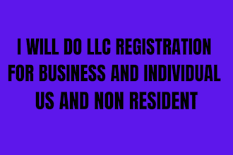 do llc registration for business and individual, us and non us resident