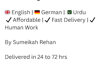 do voice overs, video editing, and translations in urdu, english and german