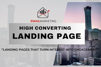 craft a powerful email marketing landing page for your store