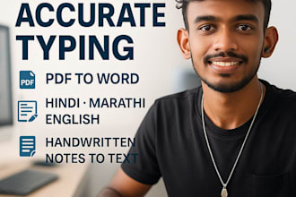 do fast and accurate typing in english, hindi, and  marathi