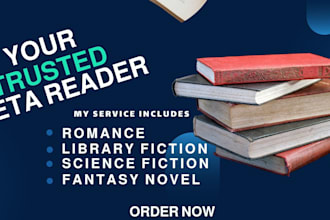 beta read your fiction manuscript and offer constructive