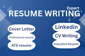 create a professional resume, executive resume, nursing resume