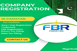 do company registration and fbr registration ipo in pakistan