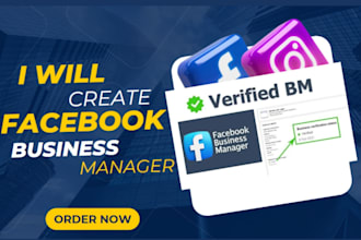 create facebook business manager, meta suite, ad manager within 1 hour