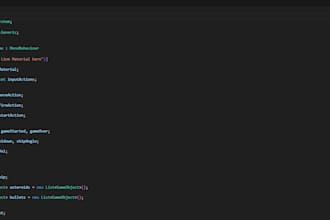 fix unity bugs or add features, front or back end