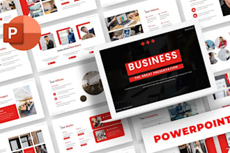 design and redesign business presentation slide pitch deck powerpoint template