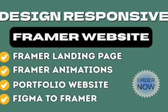 design saas or startup landing page in framer, figma to framer