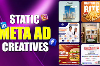 design static ad creatives for meta