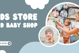 design shopify baby store