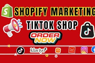 boost shopify sales marketing dropshipping ecommerce marketing tiktok shop ads