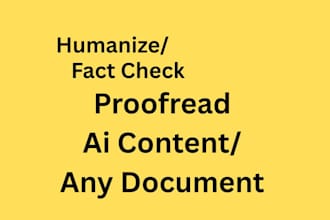 fact check and proof read your ai content
