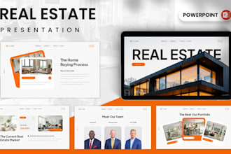 do powerpoint design, google slides, sales pitch deck, canva presentation design