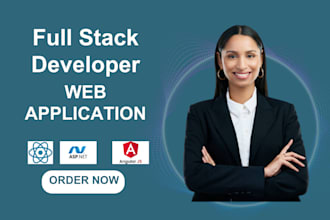 be your full stack developer in asp dotnet, react and angular to develop website