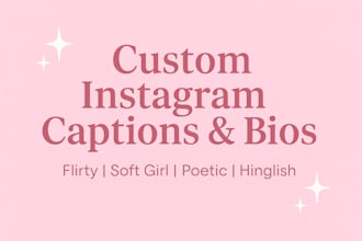 write aesthetic instagram captions and bios that match your vibe