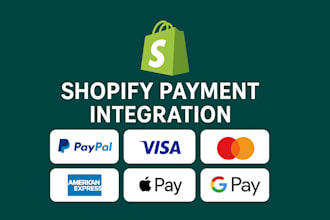 setup and integrate shopify payment gateway stripe paypal apple pay wise square