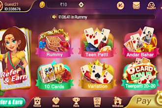 develop online card and board games for android, IOS, PC, VR and web in unity