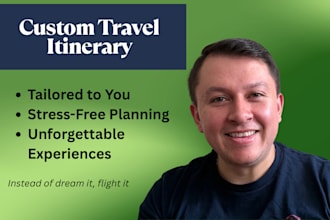 create a personalized travel itinerary for your next adventure