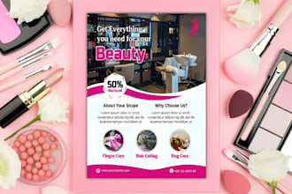beauty flyer salon flyer beauty salon flyer beauty flyer