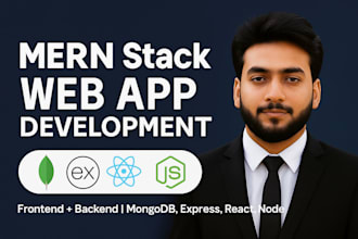 be mern stack developer, build rebuild full stack  website, frontend, backend