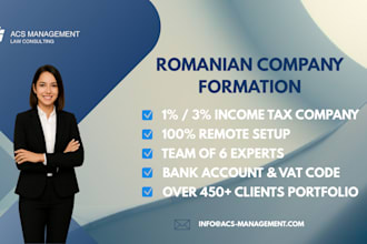 open a low tax romanian company