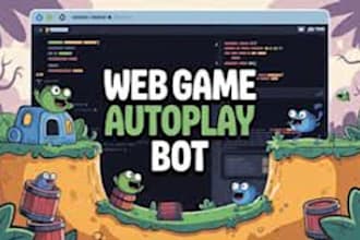 develop web game automation bot autoplay cheated farming bot rpg mmorpg game bot