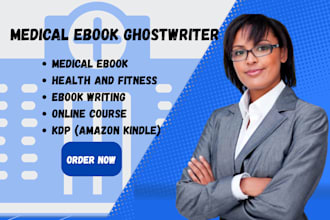 write a professional health fitness medical ebook and online course content
