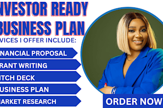 write investor ready business plan for assisted living, home care, adult care