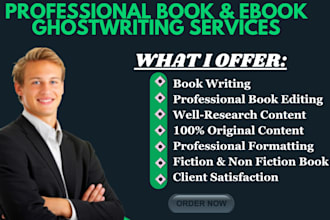 ghostwrite nonfiction 50k ebooks, ghostwriter, ghost book writer, ebook writer