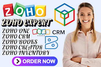 do zoho crm, zoho one, zoho books, zoho campaign, zoho flow, site, form and mail