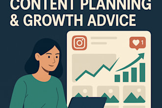 plan instagram content and provide growth strategy advice