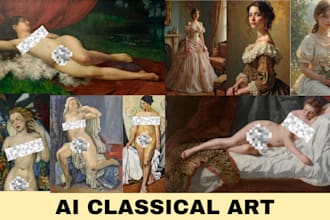 create romantic ai classical art
