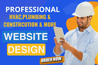 design construction website handyman hvac solar roofing website plumbing website