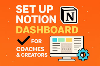build a custom notion dashboard for coaches, creators, and solopreneurs