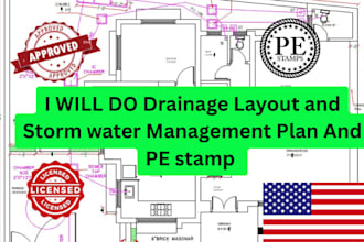 do drainage layout and storm water management plan and pe stamp in tennessee