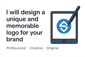 design a unique and memorable logo for your brand