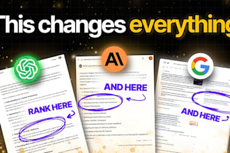 rank your website no1 on ai engines using GEO, aeo,  gmb and SEO backlinks