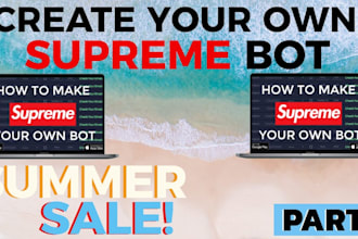 develop supreme bot, vinted bot, adidas bot, offerup bot, check out, steam bot