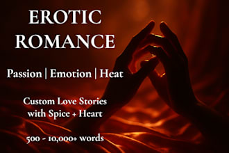write your custom erotic romance story nsfw or sfw