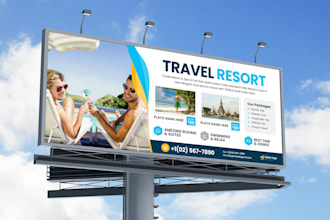do custom flyer, poster or bill board design for marketing and ads