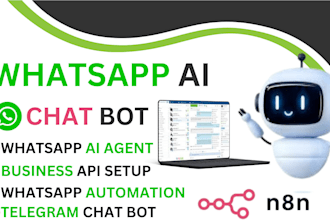 whatsapp ai chatbot n8n automation whatsap chatbot business api whatsapp chatbot