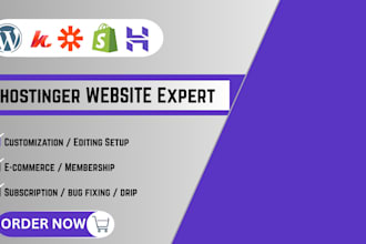 design a handyman,life coaching,godaddy ecommerce, job board,listing pro website