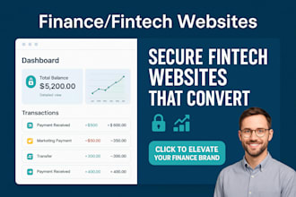 design a professional finance, fintech saas ui ux  website using figma