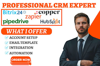 do copper bitrix24 pipe drive close crm hubspot integration zapier automation