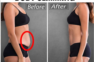 do body and face slimming reduce double chin in photoshop
