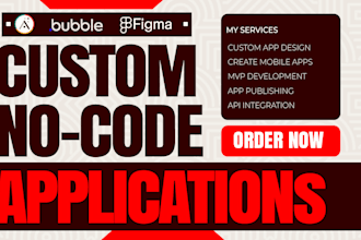 build mvp, marketplace app with adalo, bubble as bubble, adalo mobile developer