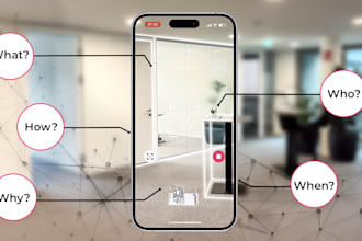 develop augmented reality app, web ar, 3d scanning app, lidar sensor scanner app