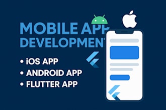 do mobile app development ios app android app flutter app development mobile app
