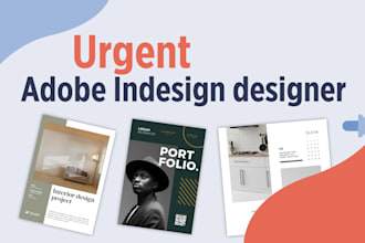 urgent design your document using adobe indesign